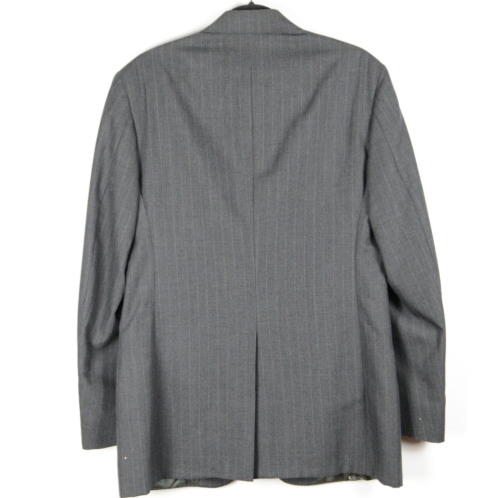 Vintage Wool 2 Piece Grey Pinstripe Suit - Picture 2 of 8